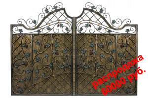 ковка ворота фото: кованые ворота фото-04 модель PRADO (3500x2800)